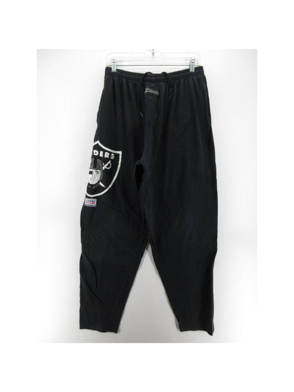 VINTAGE Oakland Raiders Pants Small Zubaz NFL Football Sweatpants USA*